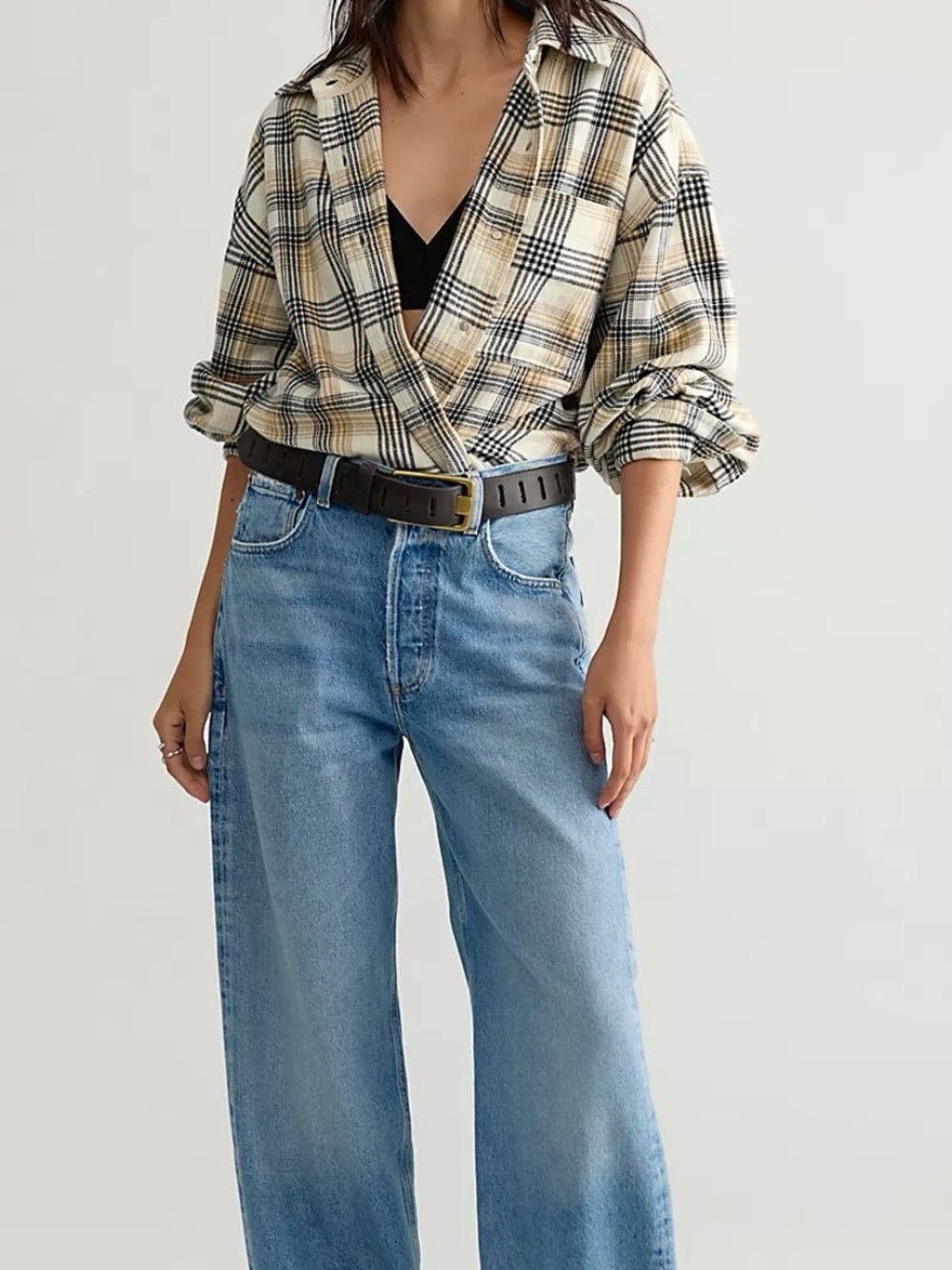 citizens of humanity Wide Leg Women’s Jeans in Light Blue